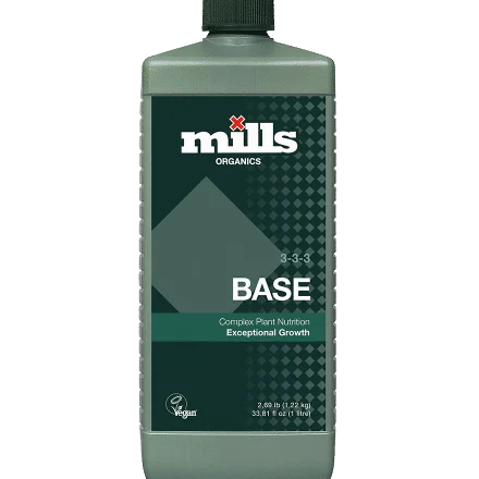 Mills Organics Base bottle
